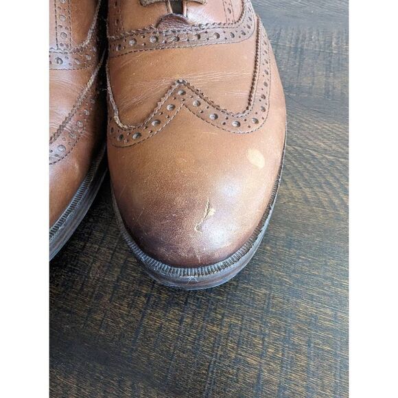 Cole Haan Men\'s Grand OS Brown Cambridge Wingtip Oxford Leather Shoes - Size 9.5 main image 7